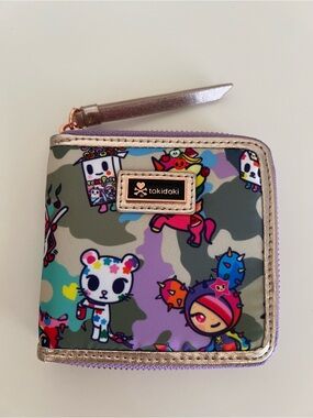 Tokidoki ziparound fold wallet